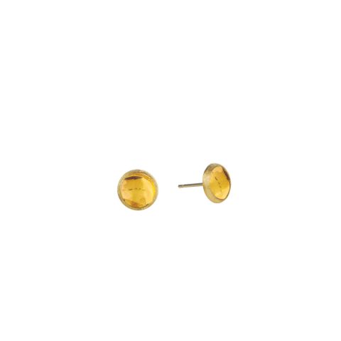 Boucles d'oreilles Marco Bicego Jaipur or jaune guilloché et citrines